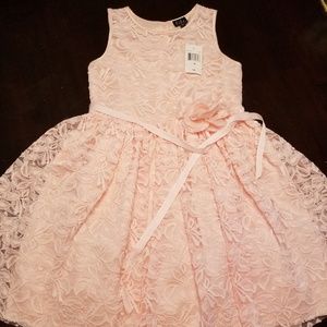 Girls blush pink dress by Lilt size 10